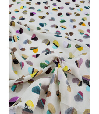 deadstock hearts all over - beautiful viscose