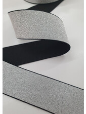 Taille elastiek zilver 40mm