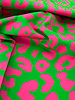 Madeline leopard groen/roos Moos - canvas