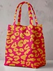 Madeline leopard fuchsia/oranje  Moos - canvas