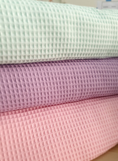 Madeline babyroze wafelkatoen