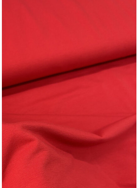 plain french terry - red OEKO TEX