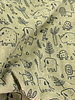 Madeline animals khaki - sponge - stretchy terry cloth