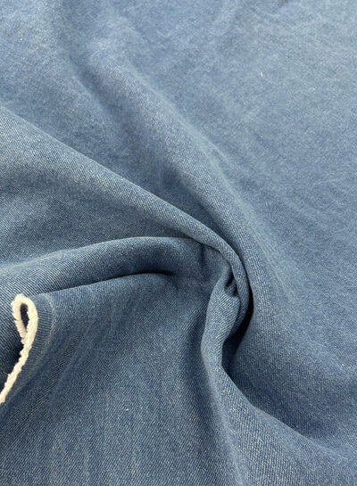 True Denim by M. heavy weight denim - Mid-Wash Denim- 12 oz