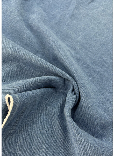 True Denim by M. heavy weight denim - Mid-Wash Denim- 12 oz