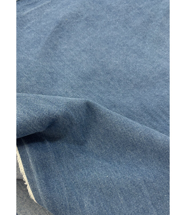 True Denim by M. heavy weight denim - Mid-Wash Denim- 12 oz