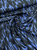 blue brush strokes - viscose light stretch