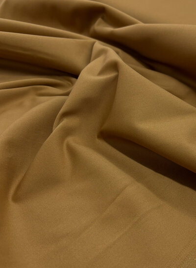 M. ocher - cotton twill with light stretch and soft touch