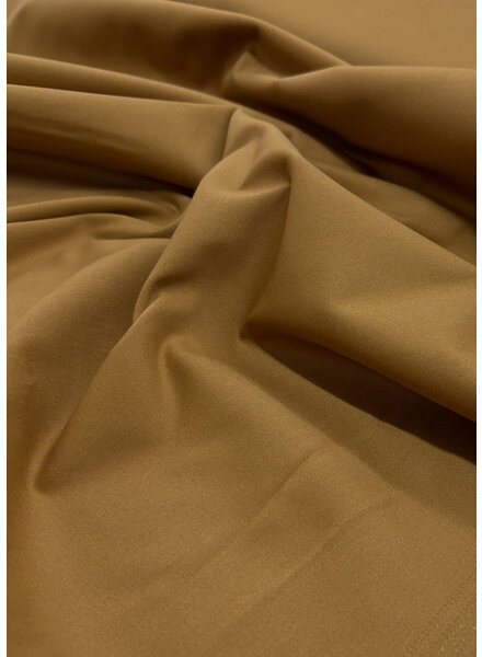 M. oker - katoen twill met lichte stretch en soft touch