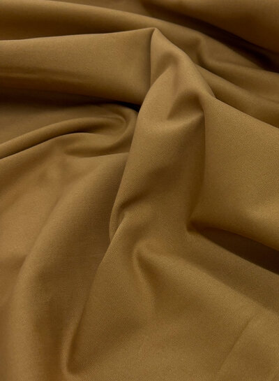 M. ocher - cotton twill with light stretch and soft touch