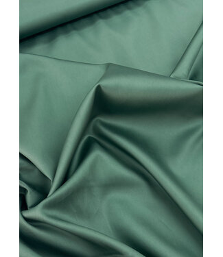 Madeline balsam green - supple satin cotton