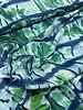 blue abstract print - viscose