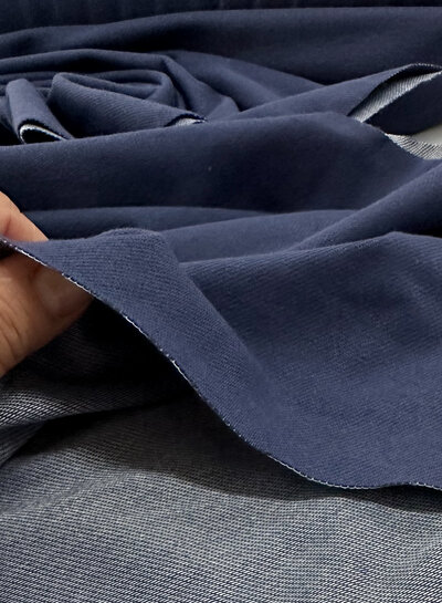 Madeline dark Indigo - dimensionally stable, sturdy jersey with denim look