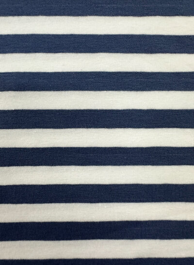 Madeline denim blue - white striped - jersey