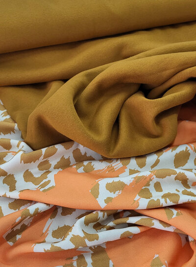 Swafing hash tag leopard - viscose twill