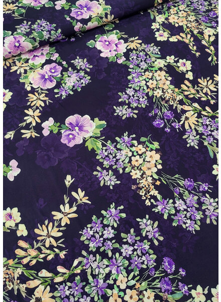 Swafing purple floral splendor - viscose