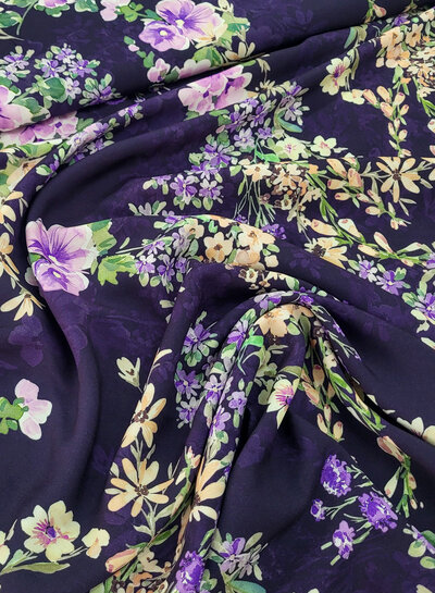 Swafing purple floral splendor - viscose