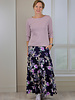 Swafing purple floral splendor - viscose