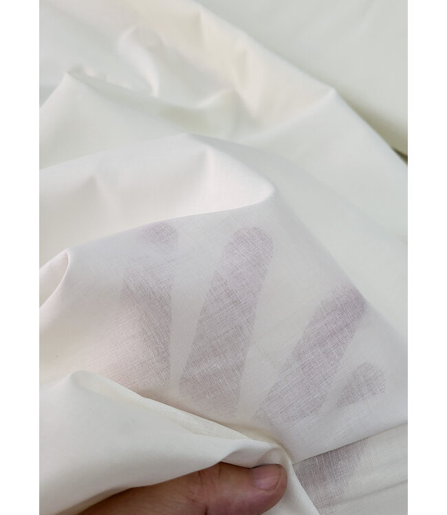 Madeline katoen voile ecru