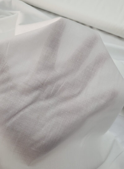 Madeline cotton voile white