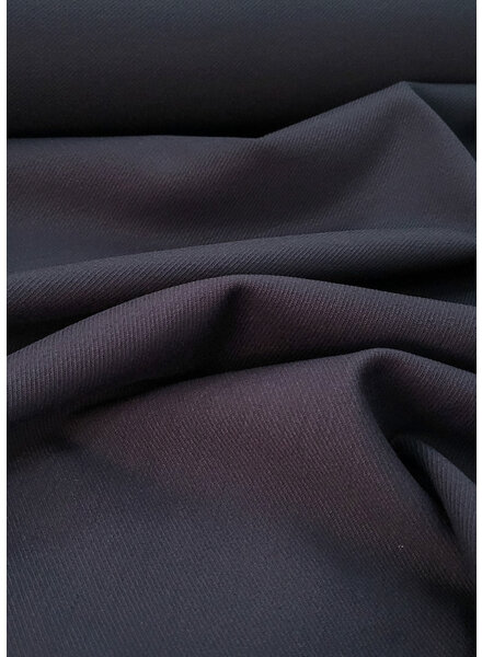 M. navy blue - beautiful punta di roma with twill structure