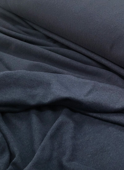 Swafing navy- soft, dimensionally stable knitted fabric EXTRA WIDE