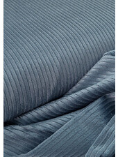 Swafing grey-blue corduroy with light stretch