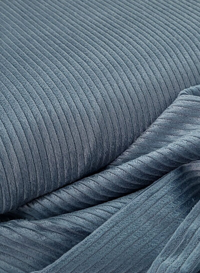 Swafing grey-blue corduroy with light stretch