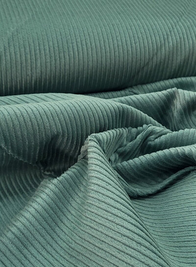 Swafing dark mint corduroy with light stretch