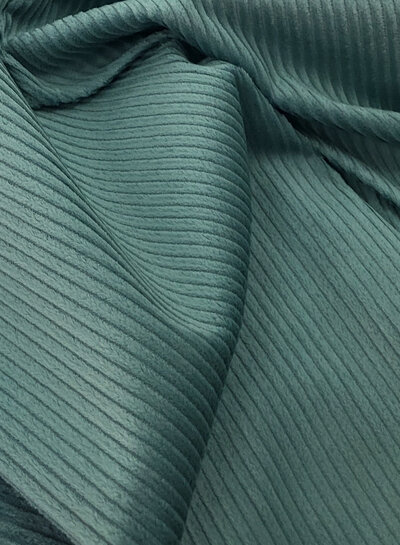 Swafing dark mint corduroy with light stretch