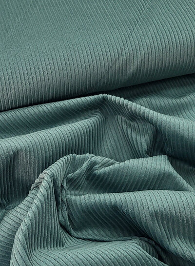 Swafing dark mint corduroy with light stretch