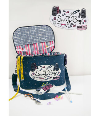 Swafing My sewing Bag - marineblauw - paneel