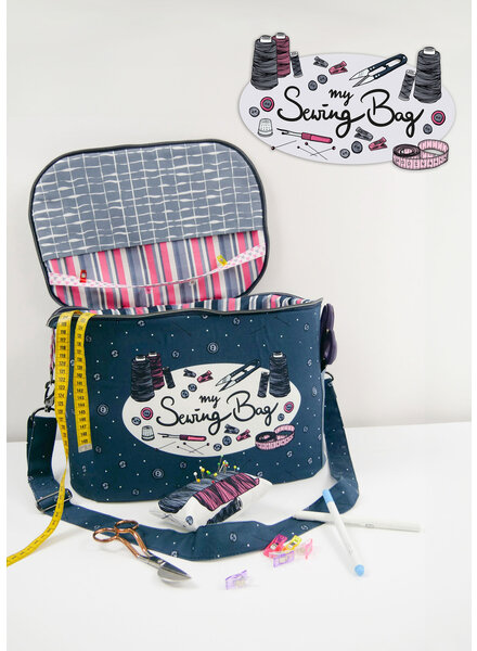 Swafing My sewing Bag - marineblauw - paneel