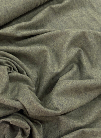 M. khaki green mottled - super soft flannel