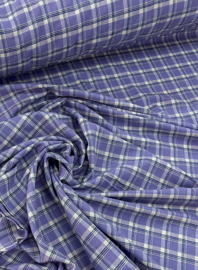 Comme ça beautiful flannel with purple checks