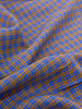 Comme ça beautiful wool - cognac and cobalt blue - ideal for dresses, trousers