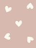 Madeline pink hearts - pul - waterproof
