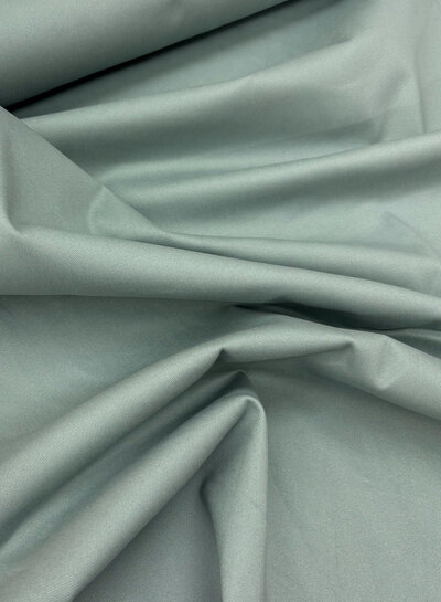 M. Dusty mint - combed cotton gabardine twill with a little elastane