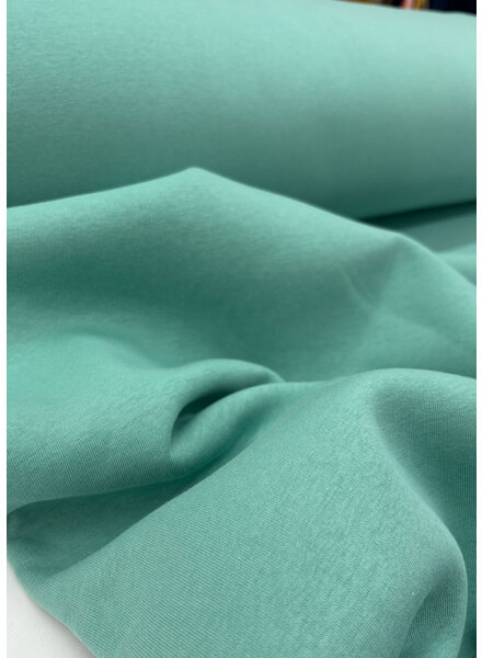 M. Apple blue sea green - thick jogging, softly roughened on the inside