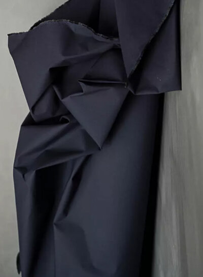 dark indigo dry oilskin