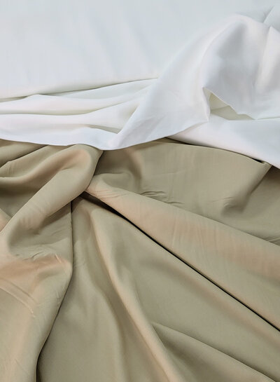 Madeline bamboe lakenstof - zijdezacht - 300 cm breedte - beige