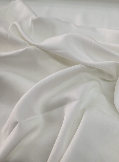 Madeline bamboo sheet fabric - silky soft - 300 cm width - white