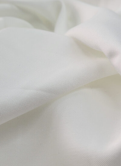 Madeline bamboo sheet fabric - silky soft - 300 cm width - white