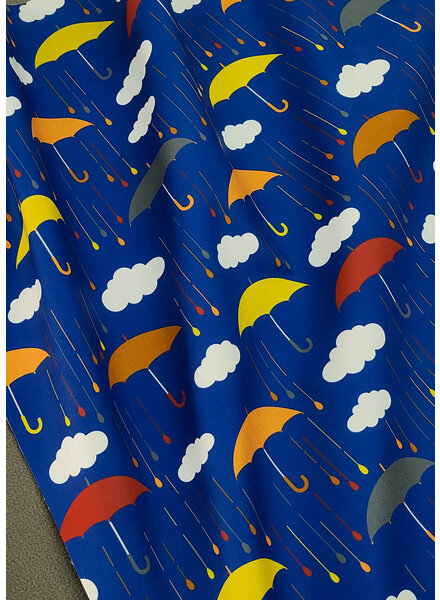 Swafing softshell marineblauw met paraplu's