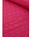 Fibremood fuchsia druppel  gematelasseerde stof -stepper / puffer stof
