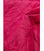 Fibremood fuchsia druppel  gematelasseerde stof -stepper / puffer stof