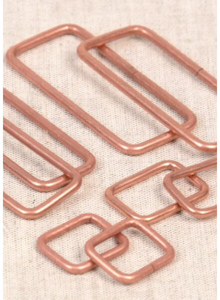 M. rose matt passant straight 20 mm - 2 pieces