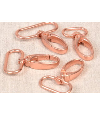 M. Rose matt round snap hook - 50 mm - 1 piece