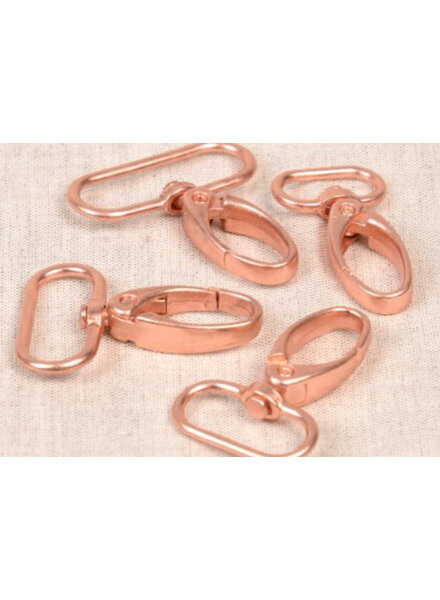 M. Rose matt round snap hook - 50 mm - 1 piece