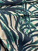 M. bottle green abstract print - woven viscose